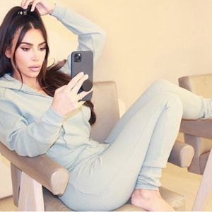 SKIMS Brushed Waffle Hoodie